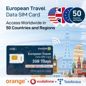 USA Travel eSIM (5G/4G) - 6GB/20GB/Unlimited Data - 7-30 Days
