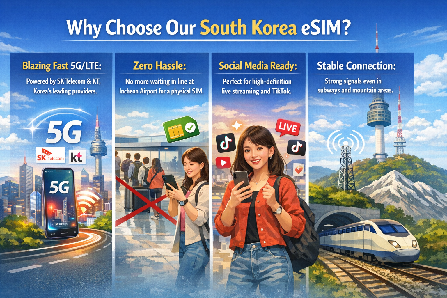 Why Choose Our USA eSIM