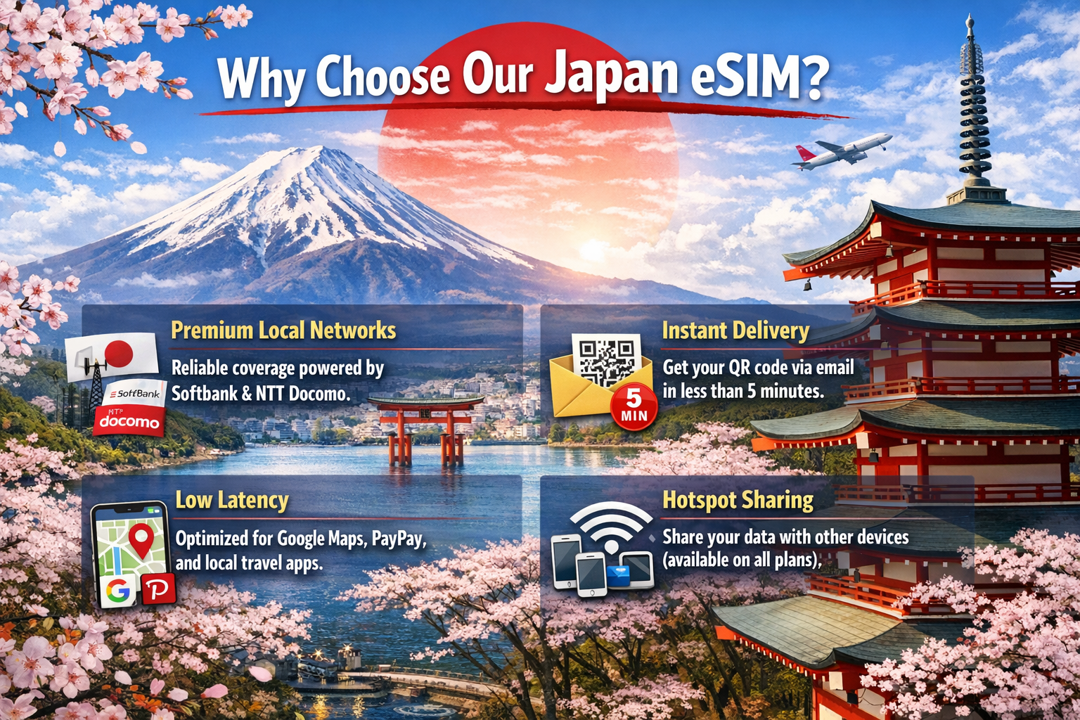 Why Choose Our Japan eSIM