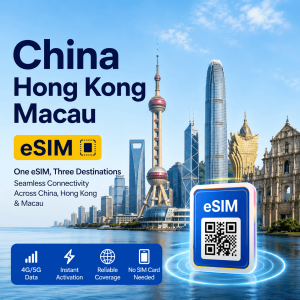 China, Hong Kong & Macau eSIM | Travel Data Plan